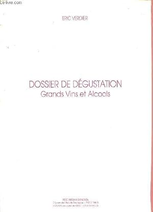 Image du vendeur pour Dossier de dgustation - grands vins et alcools mis en vente par Le-Livre