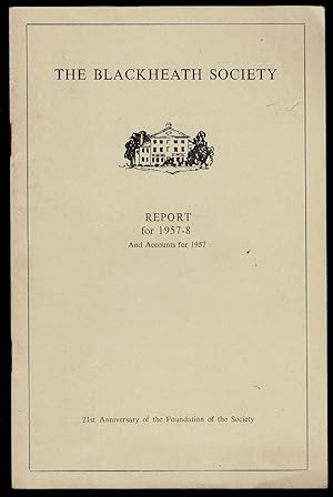 Image du vendeur pour The Blackheath Society Report for 1957-8 mis en vente par Lazy Letters Books