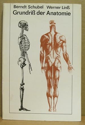 Bild des Verkufers fr Grundri der Anatomie. zum Verkauf von Nicoline Thieme