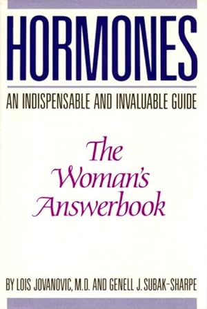 Imagen del vendedor de HORMONES: The Woman's Answerbook a la venta por By The Way Books