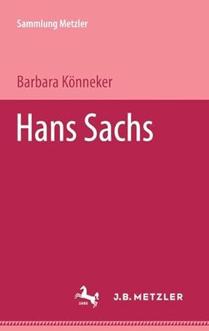 Bild des Verkäufers für Hans Sachs (Sammlung Metzler) zum Verkauf von Antiquariat Armebooks