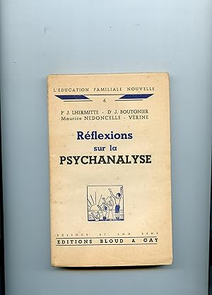 Image du vendeur pour RFLEXIONS SUR LA PSYCHANALYSE mis en vente par Librairie CLERC