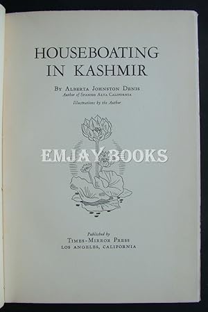 Seller image for Houseboating in Kashmir. for sale by EmJay Books