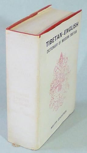 Bild des Verkufers fr Tibetan-English Dictionary of Modern Tibetan. zum Verkauf von Patrik Andersson, Antikvariat.