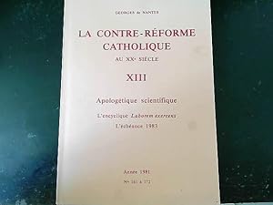 Image du vendeur pour LA CONTRE-REFORME CATHOLIQUE AU XXe SIECLE T XIII ANNEE 1981 N161 A 172 mis en vente par JLG_livres anciens et modernes