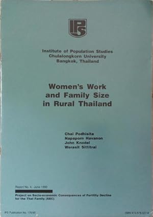 Bild des Verkufers fr Women's Work and Family Size in Rural Thailand zum Verkauf von SEATE BOOKS