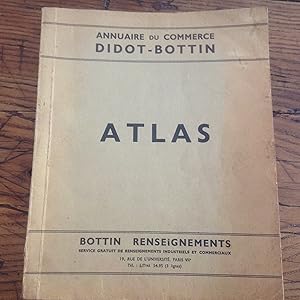 ATLAS de l' ANNUAIRE DIDOT - BOTTIN