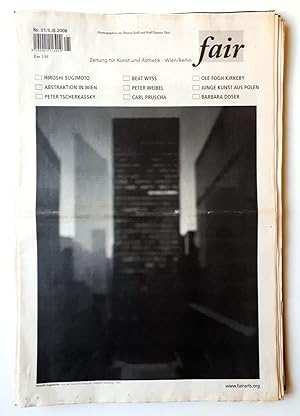 Bild des Verkufers fr fair - Zeitung fr Kunst & sthetik - Nr. 01-05 - fnf Ausgaben zusammen - Hiroshi Sugimoto, Christian Boltanski, Ai Weiwei, Isa Genzken, Miao Xiaochun, Joseph Beuys, Gerhard Richter etc. - 31x45 cm zum Verkauf von Verlag IL Kunst, Literatur & Antiquariat