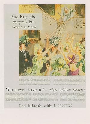 Immagine del venditore per Listerine Fresh Breath Mouthwash Upper Class Advertising Postcard venduto da Postcard Finder