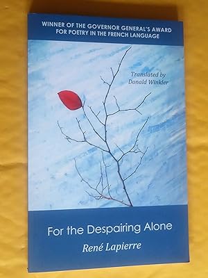 Seller image for For the despairing Alone for sale by Livresse