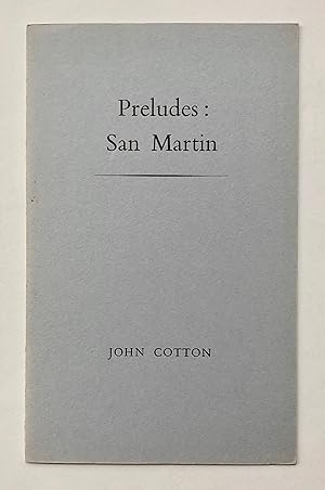 Seller image for Preludes: San Martin for sale by George Ong Books