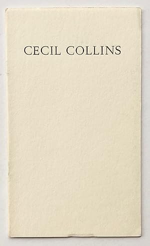 Bild des Verkufers fr Cecil Collins: New Drawings, 24 June to 23 July 1976 zum Verkauf von George Ong Books