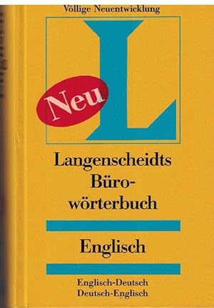 Bild des Verkufers fr Langenscheidts Browrterbuch Englisch - Deutsch Deutsch - Englisch zum Verkauf von La Librera, Iberoamerikan. Buchhandlung