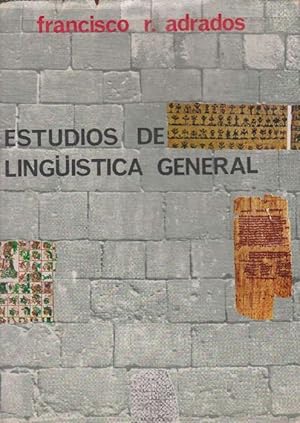 Immagine del venditore per Estudios de lingstica general. venduto da La Librera, Iberoamerikan. Buchhandlung