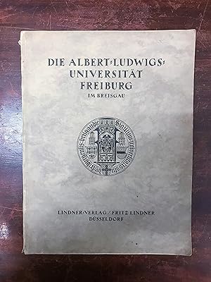 Seller image for Die Albert-Universitt Freiburg im Breisgau 1929. for sale by Antiquariat Seibold
