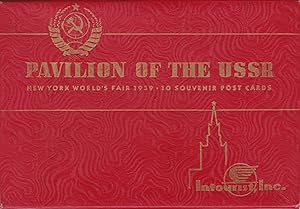 Pavilion of the USSR: New York World's Fair 1939 * 10 Souvenir Post Cards