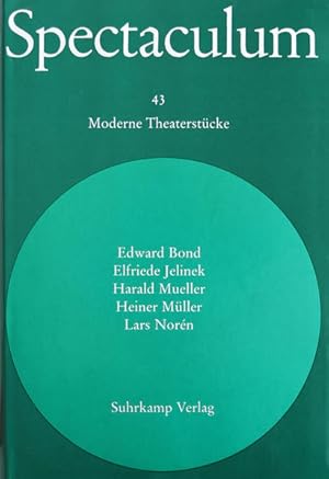 Seller image for Spectaculum 43: Fnf moderne Theaterstcke for sale by Buchhandlung Loken-Books