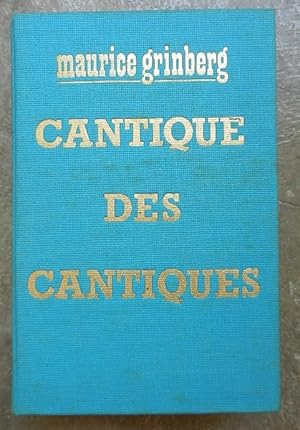 Cantique des cantiques.