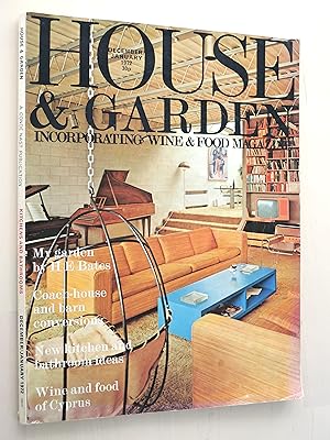 Imagen del vendedor de House & Garden (Incorporating Wine & Food Magazine) December 1972 a la venta por PhotoTecture Books