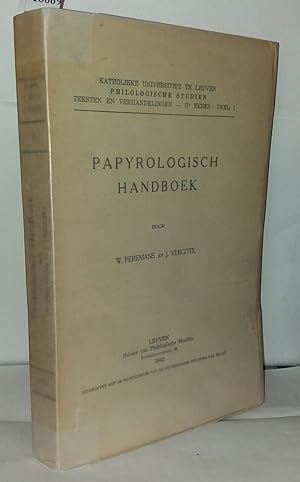 Imagen del vendedor de Papyrologisch handboek a la venta por Librairie Albert-Etienne