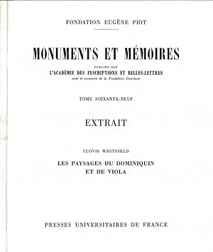 Bild des Verkufers fr Les paysages du dominiquin et de viola zum Verkauf von Biblioteca di Babele