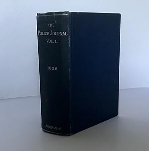 Immagine del venditore per Criminal Investigation and International Policing: Forensic analysis of DUST (Cited 15pp article); Identification of firearms and projectiles (as illustrated by the murder case of Sir Lee Stack Pasha; Handwriting as aid to identification; Nature of chemical evidence in crime detection; Palestine police force; Ciphers & Cryptograms; Dog training & selection; the Iraq (illus), Shanghai (map), Cyprus (illus) & Burmese police forces; Psychology of Court work; Research on blood stains and hairs; Royal Canadian Mounted Police; Gipsies of the Scottish Borders; John Nevison / Dick Turpin; Lancashire Constabulary etc. In: THE POLICE JOURNAL: a quarterly review for the police forces of the Empire. Volume 1, 1928. venduto da Stoneman Press