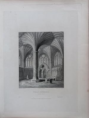 Imagen del vendedor de Wells Cathedral. Chapter House. a la venta por theoldmapman