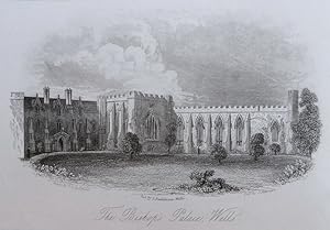 Image du vendeur pour Wells. The Bishop's Palace. mis en vente par theoldmapman