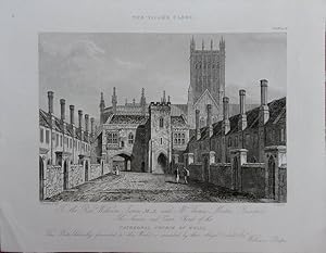 Immagine del venditore per Wells. Cathedral Church. The Vicars Close. venduto da theoldmapman