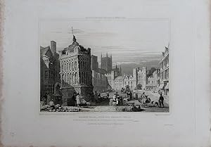 Seller image for Wells. Market Place with old conduit. for sale by theoldmapman