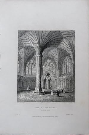 Imagen del vendedor de Wells Cathedral. Chapter House. a la venta por theoldmapman