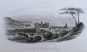 Seller image for Wells. The City from Stobury. for sale by theoldmapman