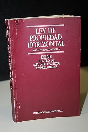 Imagen del vendedor de Ley de propiedad horizontal.- Almoguera, Jos Antonio. a la venta por MUNDUS LIBRI- ANA FORTES