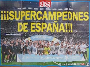 Poster: REAL MADRID, SUPERCAMPEONES DE ESPAÑA 2017 SUPERCOPA