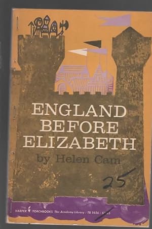 Seller image for ENGLAND BEFORE ELIZABETH. for sale by The Reading Well Bookstore