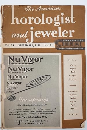 THE AMERICAN HOROLOGIST AND JEWELER, SEPTEMBER 1948