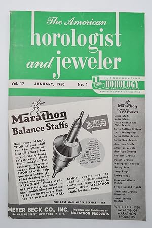 THE AMERICAN HOROLOGIST AND JEWELER, JANUARY 1950