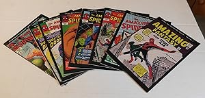 Immagine del venditore per SPIDER-MAN COLLECTIBLE SERIES. Volumes 1, 3, 4, 5, 9, 10, 11, 12, and 17. [9 of 24 Issues]. [Reprints of the original Spiderman Comics, published as promotional giveaways by the New York Post in 2006]. venduto da Blue Mountain Books & Manuscripts, Ltd.