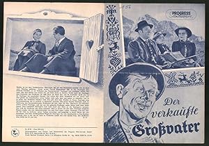 Seller image for Filmprogramm PFI Nr. 87 /54, Der verkaufte Grossvater, Josef Eichheim, Oskar Sima, Regie: Joe Stckel for sale by Bartko-Reher