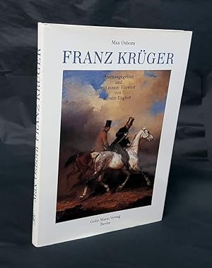 Imagen del vendedor de Franz Krger. Herausgegeben und mit einem Vorwort von Kerstin Englert. a la venta por Antiquariat Dennis R. Plummer