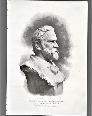 Image du vendeur pour Bust Of Edwin Markham, Illustration mis en vente par Legacy Books II