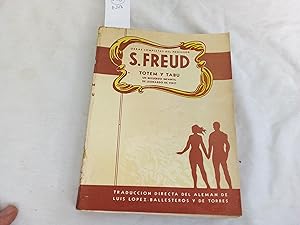 Immagine del venditore per Totem y Tab. Un recuerdo infantil de Leonardo De Vinci. Obras Compleetas del profesor Sigmund Freud. (Traduccin directa del alemn de Luis Lpez-Ballesteros y de torres). venduto da Librera "Franz Kafka" Mxico.