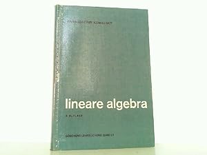 Bild des Verkufers fr Lineare Algebra. zum Verkauf von Antiquariat Ehbrecht - Preis inkl. MwSt.