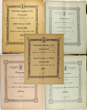 Programm herausgegeben am Schlusse des Schuljahres 1890-1891 (1891-1892, 1892-1893, 1893-1894, 18...