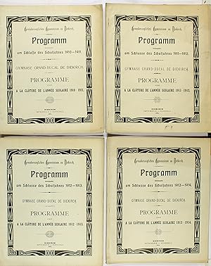 Programm herausgegeben am Schlusse des Schuljahres 1910-1911 (1911-1912, 1912-1913, 1913-1914, 19...