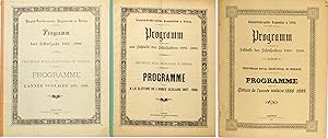 Programm für das Schuljahr 1885-1886 (bzw. Programm herausgegeben am Schlusse des Schuljahres 188...