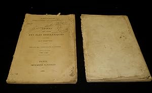Seller image for Phares des ctes des les britanniques corrigs en avril 1876 et au 1er mars 1886 (2 volumes) for sale by Abraxas-libris