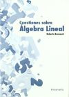 Imagen del vendedor de Cuestiones sobre lgebra lineal a la venta por AG Library