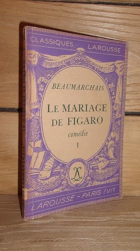 Image du vendeur pour LE MARIAGE DE FIGARO - Tome I mis en vente par Planet's books