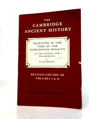 Seller image for Palestine in the Time of the Nineteenth Dynasty for sale by World of Rare Books